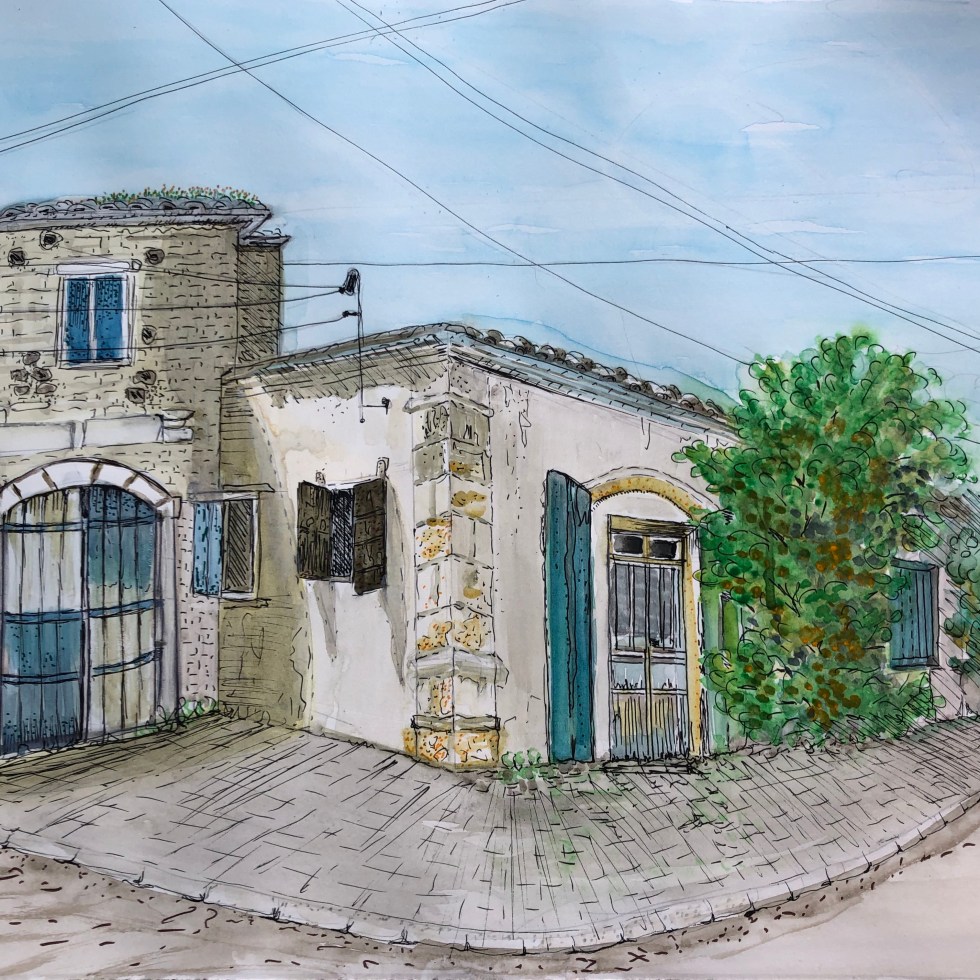 water painting 38x59 cm